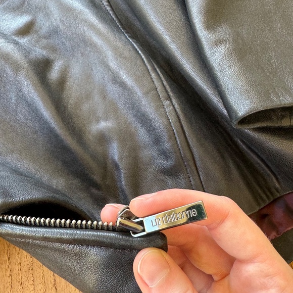 Vintage Liz Claiborne Leather Jacket - Picture 8 of 8